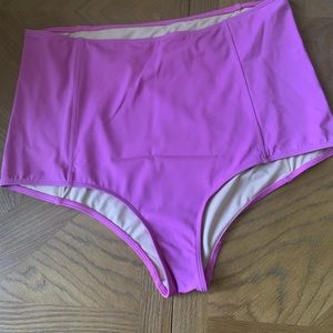 Kortni Jeane High Waisted Bottoms-Bodacious Purple